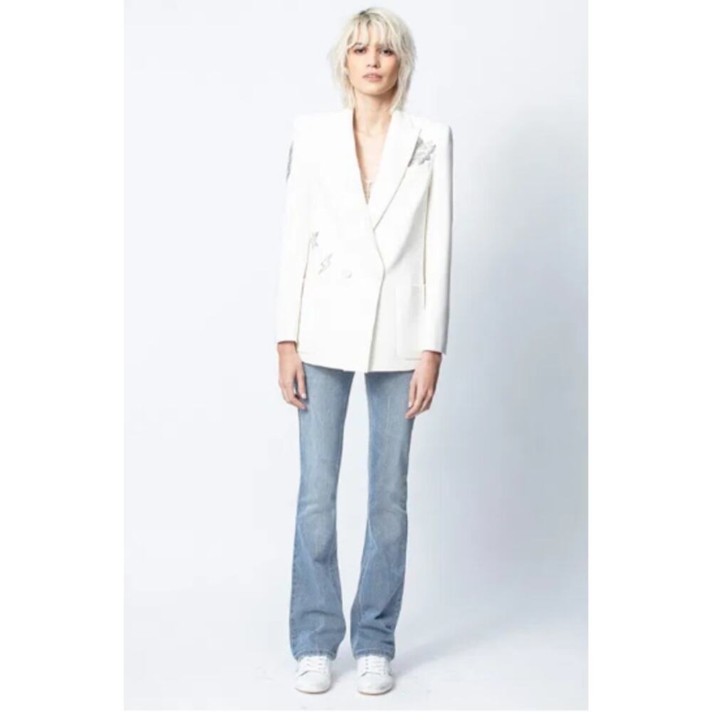 Zadig & Voltaire Visko Strass Jacket (Size 38)